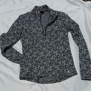 Black and White Long Sleeve Top/ Sweater